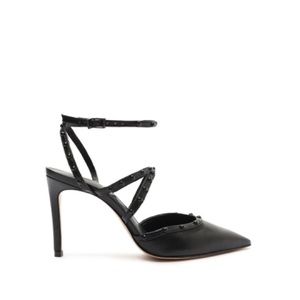 Black schutz heels